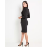 Vestido a la rodilla formal para mujer