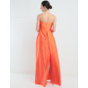 Vestido maxi de fiesta Mia Paluzzi escote medio