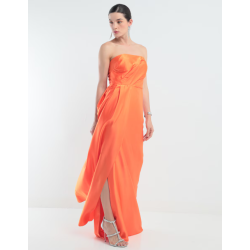 Vestido maxi de fiesta Mia Paluzzi escote medio