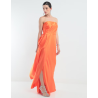 Vestido maxi de fiesta Mia Paluzzi escote medio