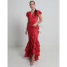 Vestido maxi de fiesta Zomos by Sofía Simón escote medio