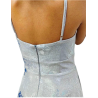 Vestido 3/4 de fiesta escote regular