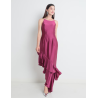Vestido largo de fiesta espalda abierta para mujer