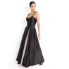 Vestido maxi de fiesta escote corazón
