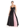 Vestido maxi de fiesta escote corazón
