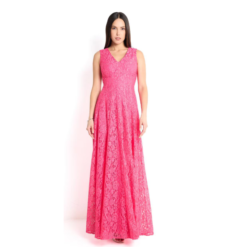 Vestido largo de fiesta escote V Vestido largo de fiesta escote V