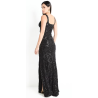 Vestido maxi de fiesta escote regular