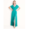 Vestido maxi de fiesta escote V