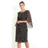 Vestido a la rodilla formal para mujer