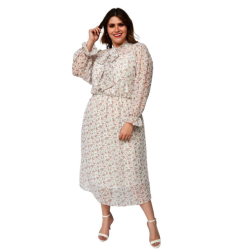Vestido midi formal para mujer