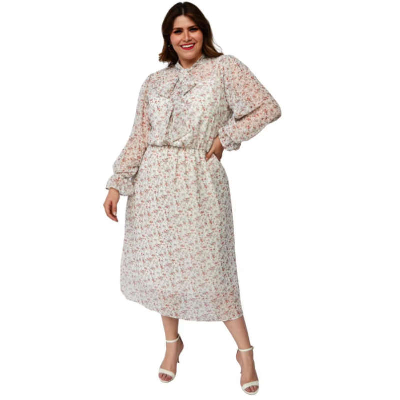 Vestido midi formal para mujer Vestido midi formal para mujer