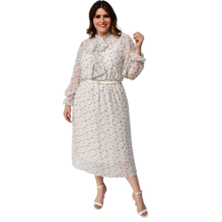 Vestido midi formal para mujer