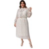 Vestido midi formal para mujer