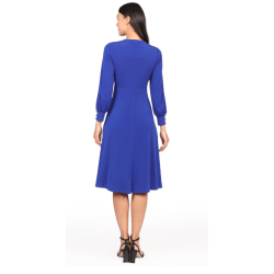 Vestido a la rodilla formal para mujer