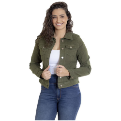 Chamarra denim de mezclilla para mujer