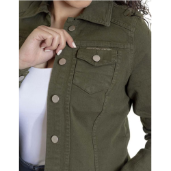Chamarra denim de mezclilla para mujer
