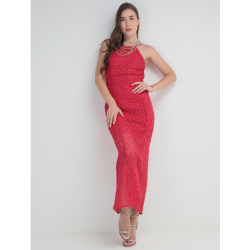 Vestido largo formal para mujer