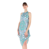 Vestido a la rodilla formal colibrí para mujer