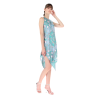 Vestido a la rodilla formal colibrí para mujer