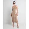 Vestido midi formal para mujer