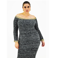 Vestido largo formal para mujer