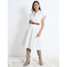Vestido midi formal para mujer