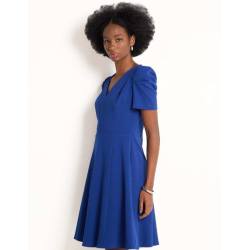 Vestido a la rodilla formal para mujer