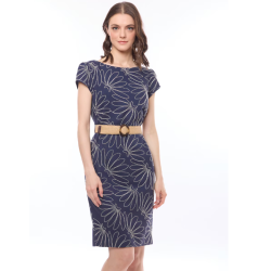 Vestido a la rodilla formal Esmerai para mujer