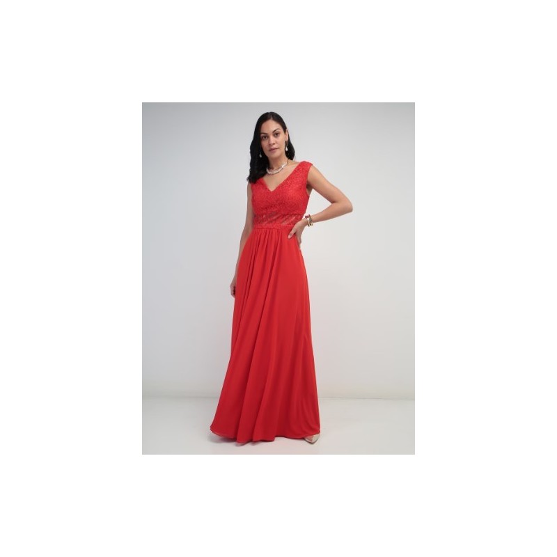 Vestido maxi de fiesta Damaia Atelier escote V Vestido maxi de fiesta Damaia Atelier escote V