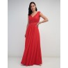 Vestido maxi de fiesta Damaia Atelier escote V