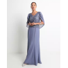 Vestido maxi de fiesta Damaia Atelier escote medio