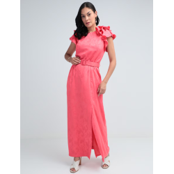 Vestido largo de fiesta Karen Olivier escote medio