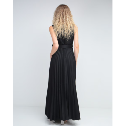 Vestido largo de fiesta Eva Brazzi escote V