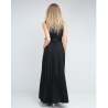 Vestido largo de fiesta Eva Brazzi escote V
