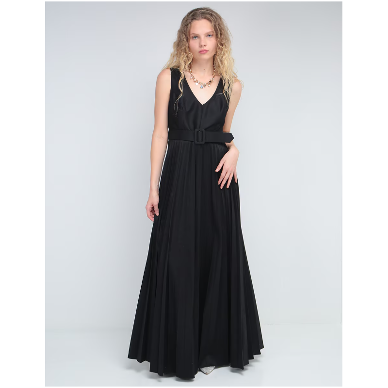 Vestido largo de fiesta Eva Brazzi escote V Vestido largo de fiesta Eva Brazzi escote V