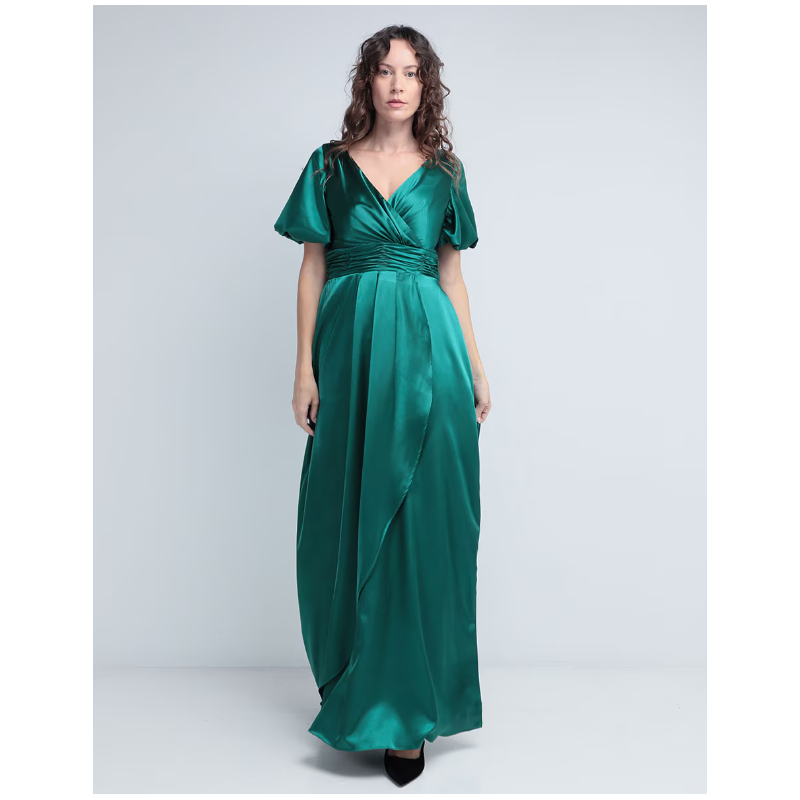 Vestido maxi de fiesta Damaia Atelier escote V Vestido maxi de fiesta Damaia Atelier escote V