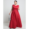 Vestido maxi de fiesta The Pattern escote regular