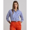 LAUREN RALPH LAUREN  Blusa camisera manga larga para mujer