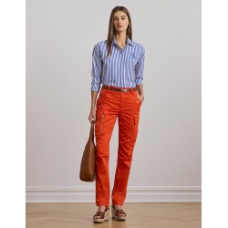 LAUREN RALPH LAUREN  Blusa camisera manga larga para mujer