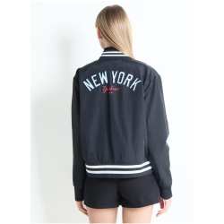 MLB Chamarra bomber impermeable para mujer