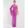 Vestido maxi de fiesta escote medio