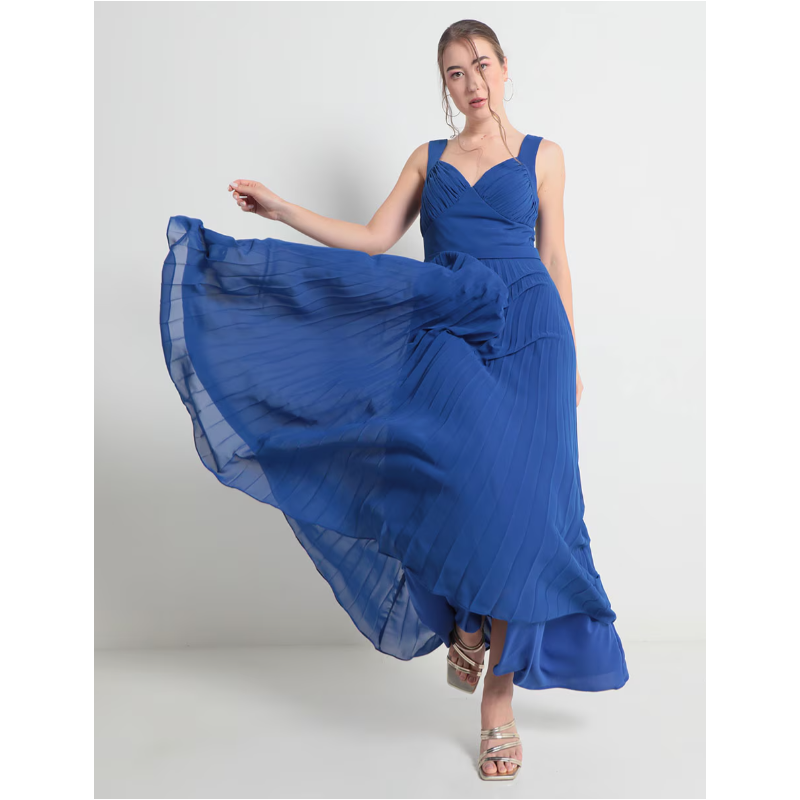 Vestido maxi de fiesta Rue De La Paix escote corazón para mujer