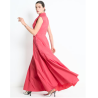 Vestido maxi de fiesta escote V