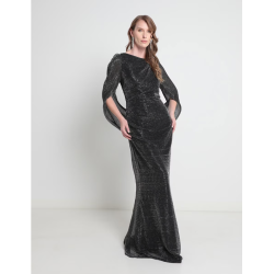 Vestido maxi de fiesta escote V